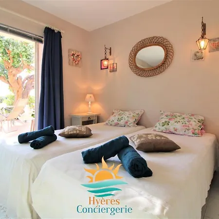 Giens Rdj T3 Independant Terrasse Vue Mer By Hc * Hyères