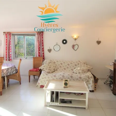 דירה Giens Rdj T3 Independant Terrasse Vue Mer By Hc